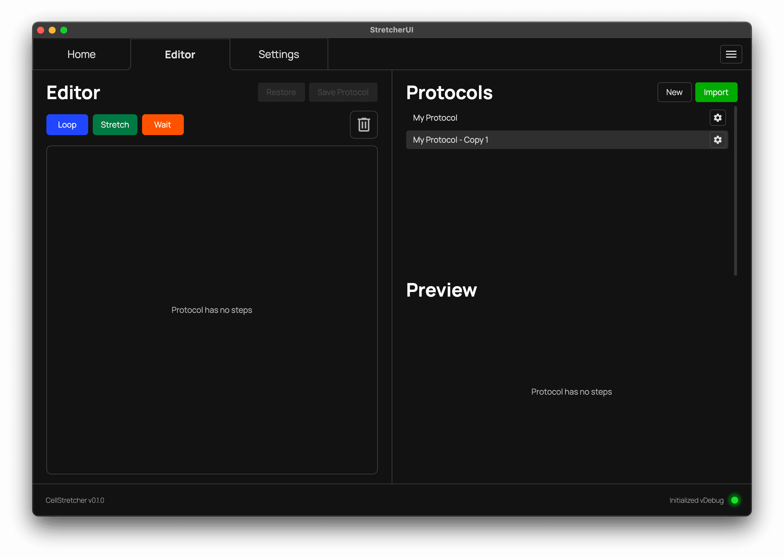 Duplicating a protocol
