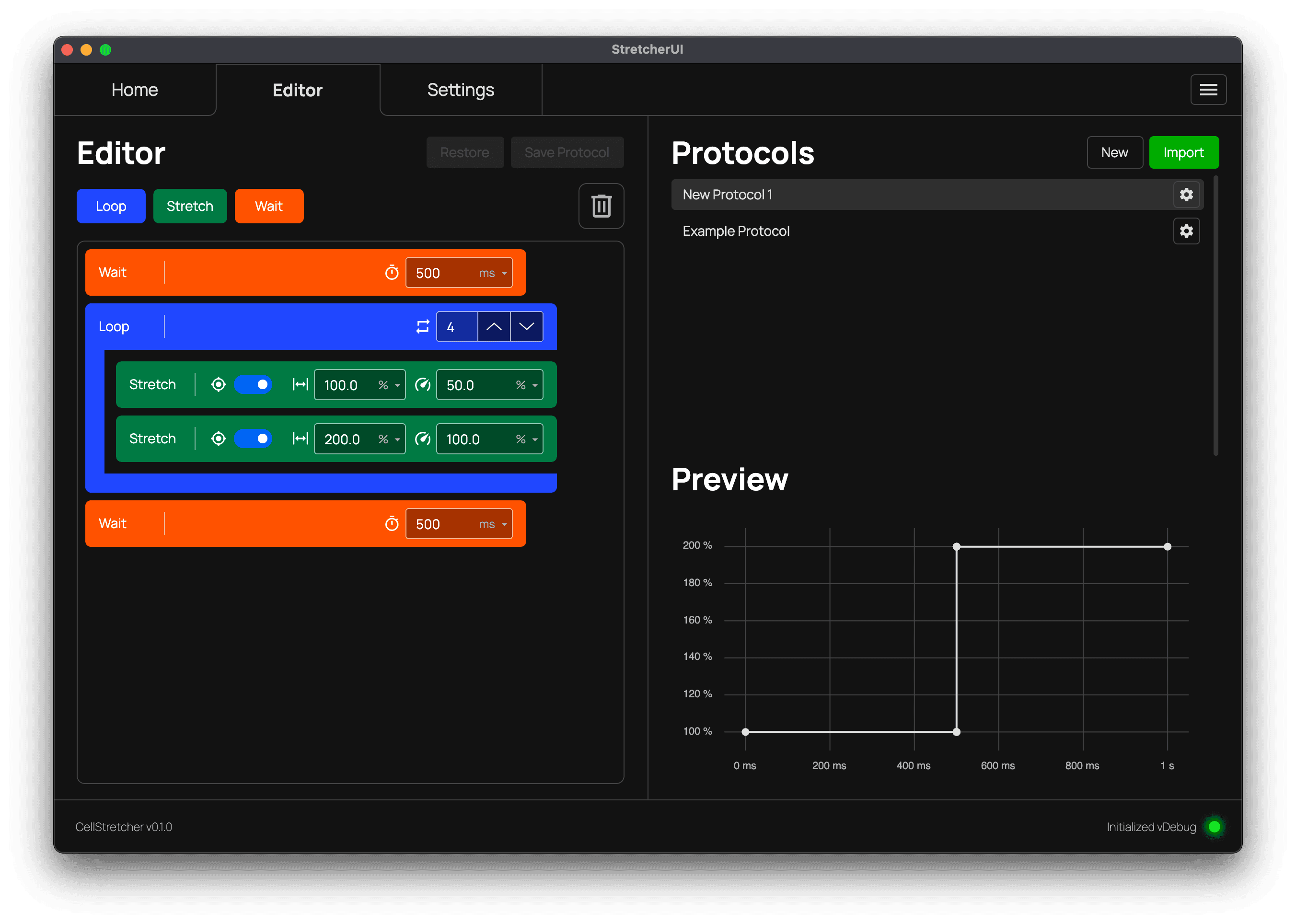 Protocol without a 100% reference